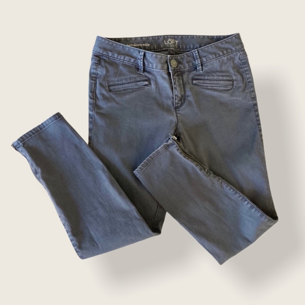 LOFT Grey Skinny Jeggings